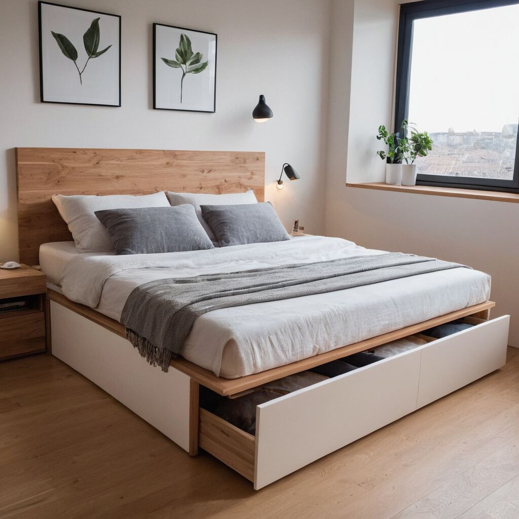 Bett 120x200 mit Stauraum: Die perfekte Lösung für kleine Schlafzimmer