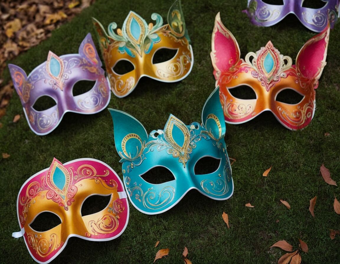 Papiermasken für fantasievolle Kostüme erstellen   - Coole Sachen aus Papier basteln: Kreative Ideen für DIY-Projekte