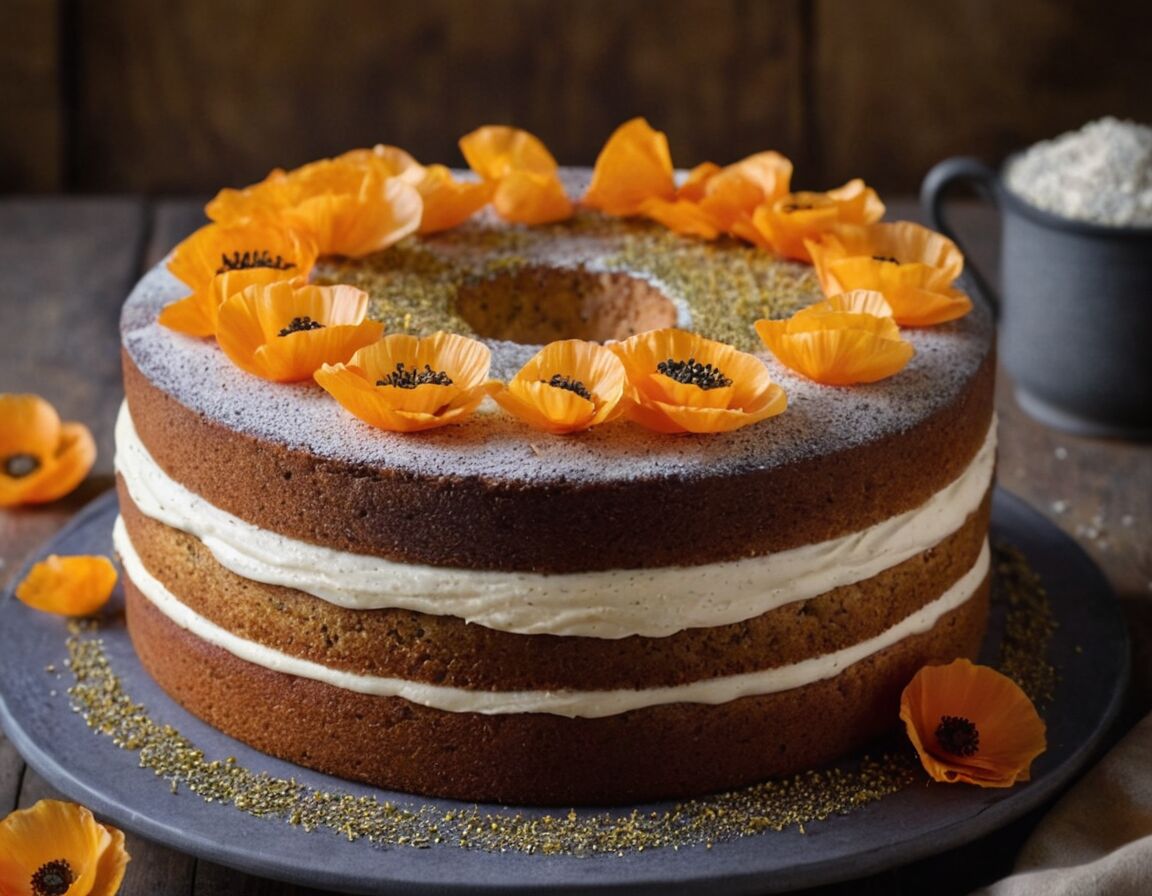 Kuchen bei 180°C goldbraun backen - Der beste Mohnkuchen Rezept: Ein Genuss für jeden Anlass