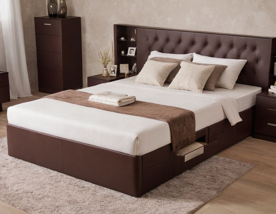 Vielseitige Gestaltungsmöglichkeiten in verschiedenen Farben - Bett 120x200 mit Stauraum: Die perfekte Lösung für kleine Schlafzimmer
