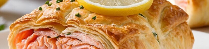 Lachs in Blätterteig mit Frischkäse: Ein köstliches Rezept für besondere Anlässe